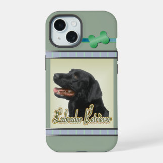 Arte de perros de laboratorio negro moderno