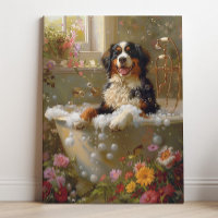Arte de perros de montaña de Bernese | Bernés En B