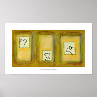 Arte de perros divertido arte contemporáneo pintur