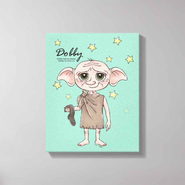 Arte de Personaje Acuarela Dobby (Anverso)
