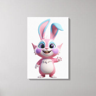 Arte de personaje de conejo de dibujos animados so