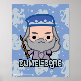 Arte de Personaje de Dibujos Animados de Dumbledor