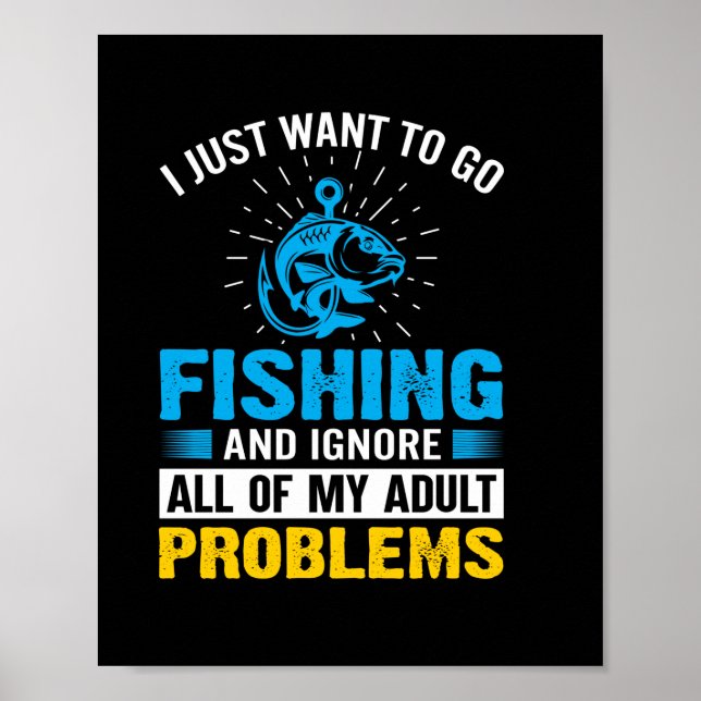 Arte De Pesca Que Solo Quiero Ir A Pescar (Frente)