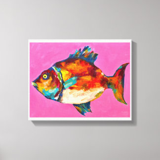 Arte de pescado colorido
