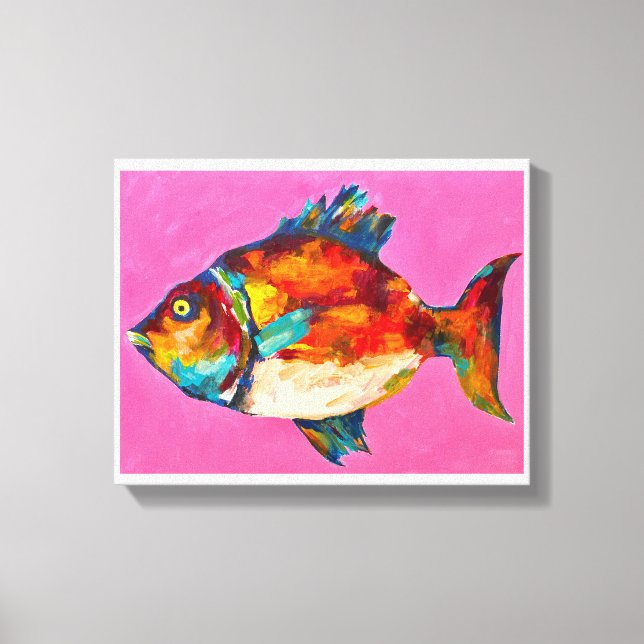 Arte de pescado colorido (Anverso)