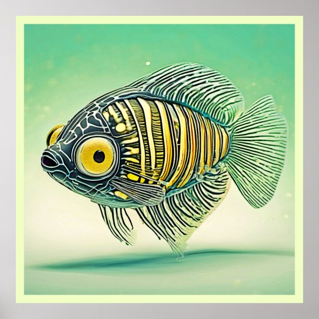 Arte De Pescado Estilizado (Frente)