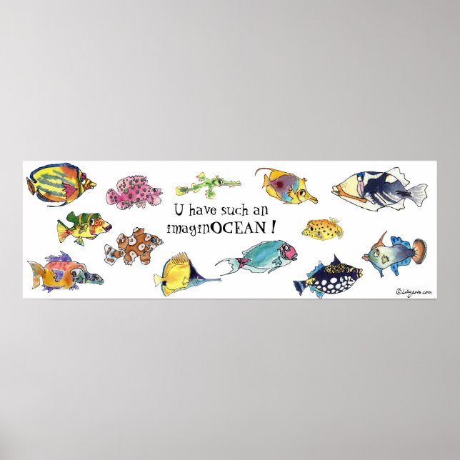Arte de pescado Personalizado ImaginOCEAN (Frente)