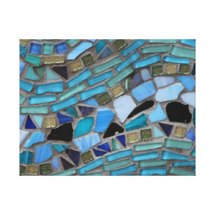 arte de piedra de cristal coloreado mosaico