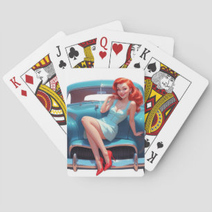Arte de Pin-Up de Cartas de Póquer