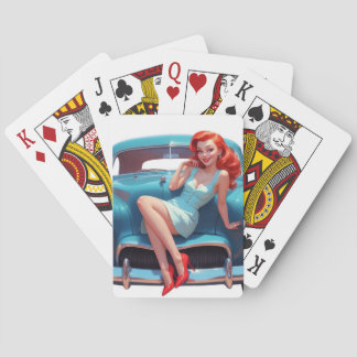 Arte de Pin-Up de Cartas de Póquer