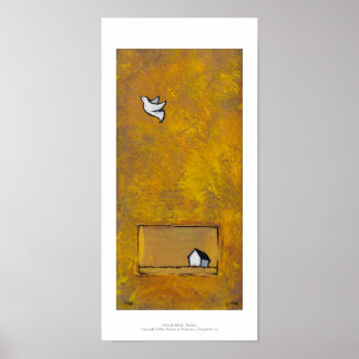 Arte de pintar bonitos de aves de paloma blanca