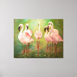 Arte de pintar flamencos más pequeño
