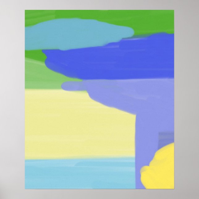 arte de pintura abstracta (Frente)