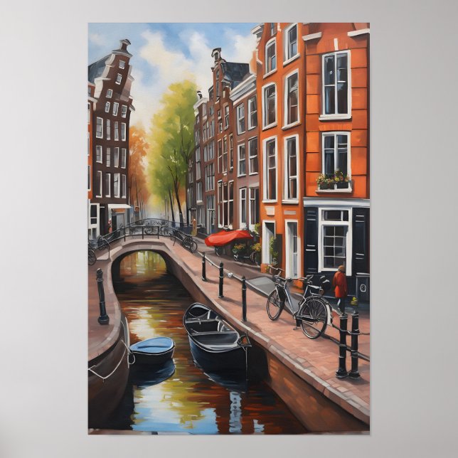 Arte de pintura al óleo de Ámsterdam (Frente)