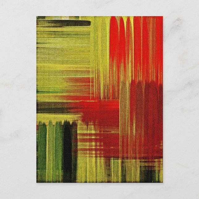 Arte de pintura colorida - postales (Anverso)