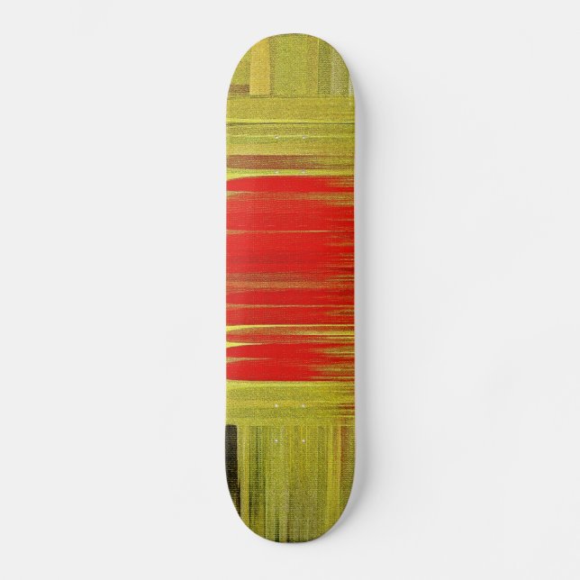 Arte de pintura colorida Skateboard #2 (Anverso)