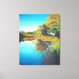 Arte de pintura de paisajes fluviales