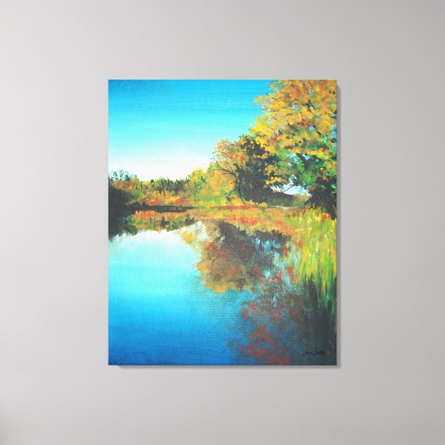 Arte de pintura de paisajes fluviales (Anverso)