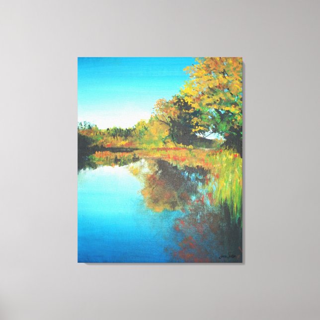 Arte de pintura de paisajes fluviales (Anverso)