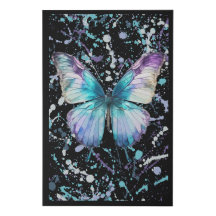 Arte de pintura de pintura de mariposa de acristal
