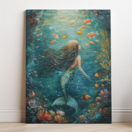 Arte de pintura de sirenas