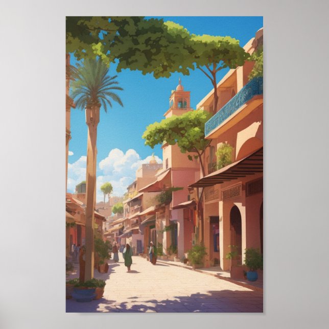 arte de pintura marrakech (Frente)