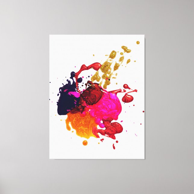 Arte de pintura multicolor (Anverso)