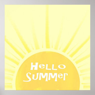 Arte de pintura solar de verano