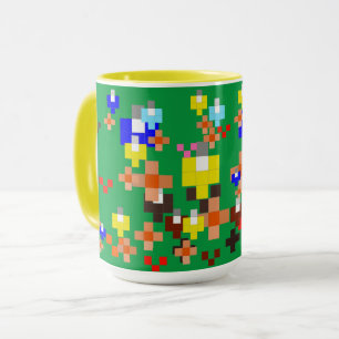 Arte de Pixel Impresionismo - Tazas de Verano