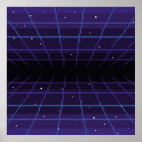 arte de píxeles de fondo retro-ciencia ficción de 