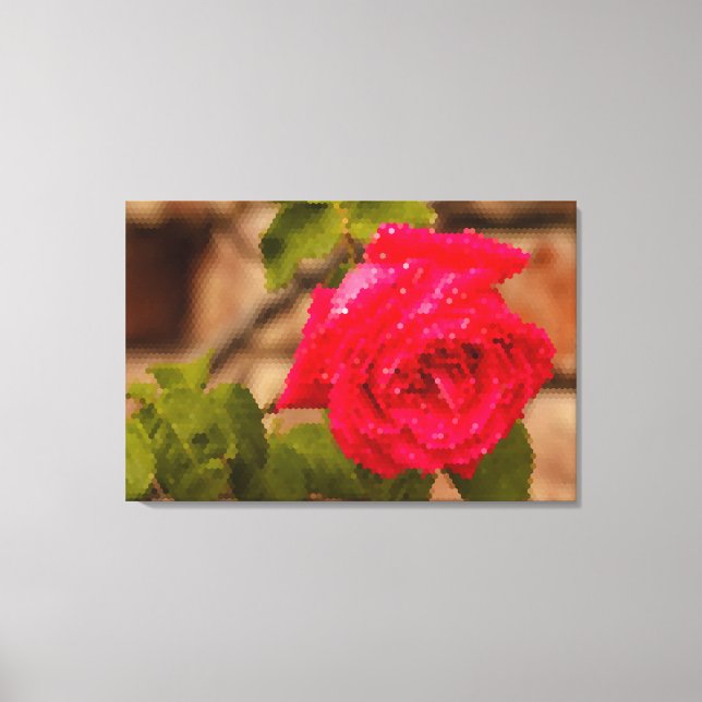 ARTE DE PIXELES en Impresión de Lienzo Estirado (Anverso)
