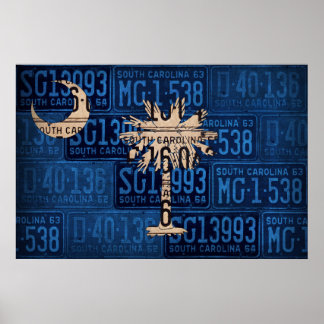 Arte de placa de matrícula de bandera del estado d