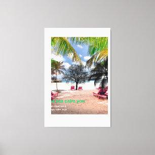 Arte de playa – Diseño personalizable tranquilo y
