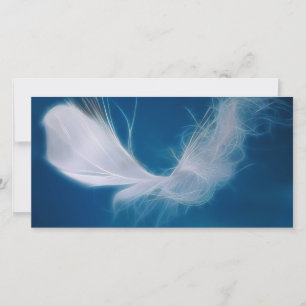 Arte de plumas blancas - símbolo de pureza e inoce