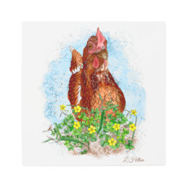 Arte de pollo dibujado a mano