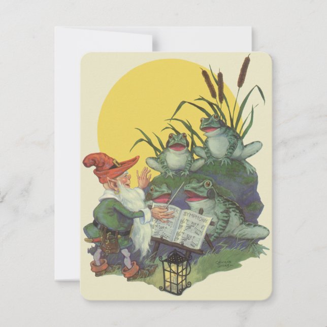 Arte de portada de la revista de música de época,  (Anverso)