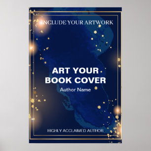 Arte de portada de libro de autor para lanzamiento