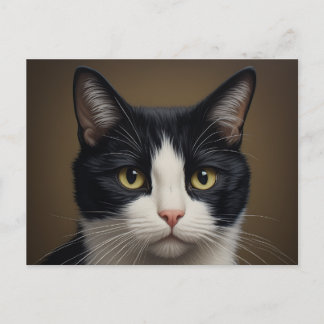 arte de postal de gato esmoquin