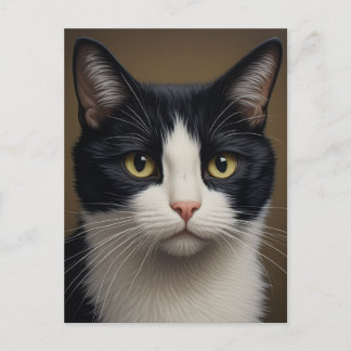 arte de postal de gato esmoquin