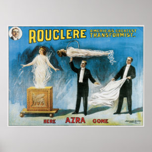 Arte de Poster mágico vintage