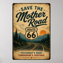 Arte de preservación de Route 66 Heritage Roadside