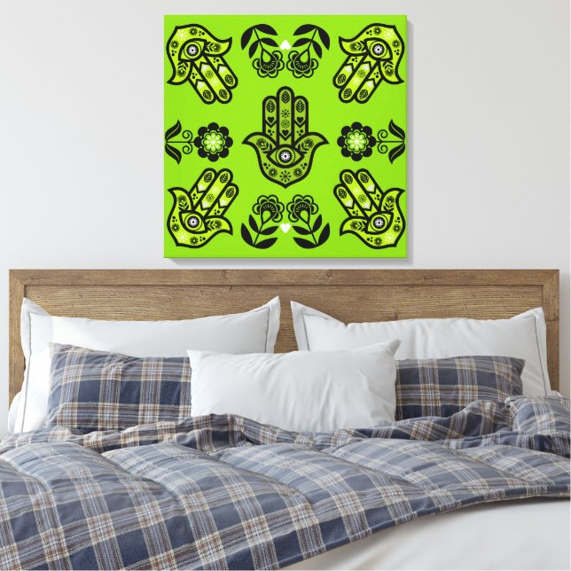 Arte de Protección de la Mano Hamsa (Insitu(Dormitorio))