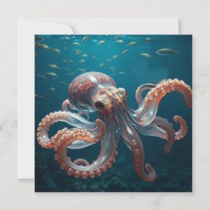 Arte de Pulpo de Vidrio Irisado   Fantasía de Mar 
