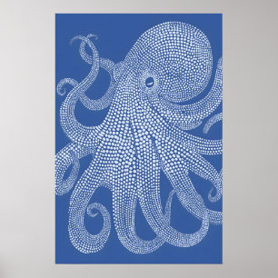 Arte de puntos de pulpo, impresión maximalista de 