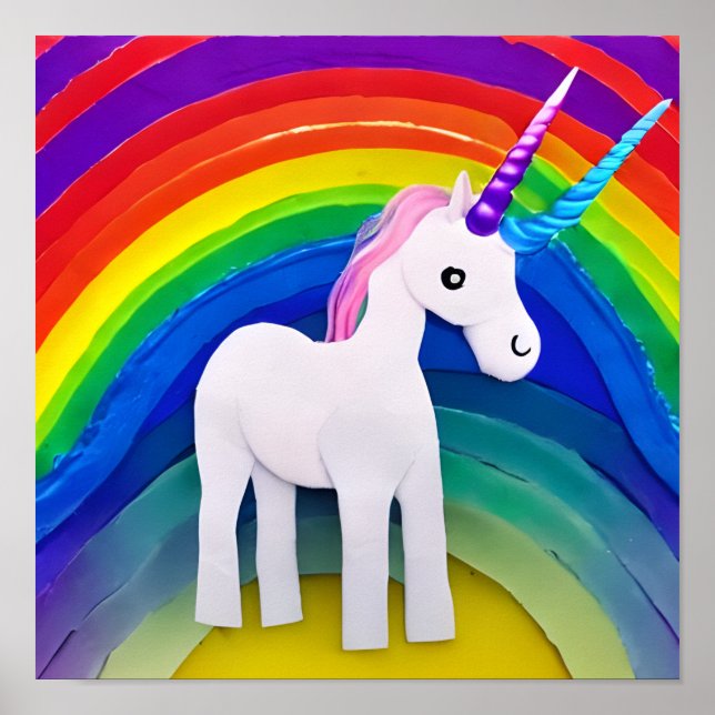 Arte de Rainbow Unicorn (Frente)