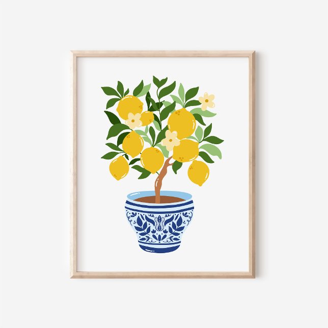 Arte de Rama de Limón Jarrón de Gengibre Chinoiser (Subido por el creador)