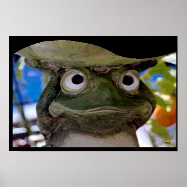 Arte de rana de jardín (Frente)