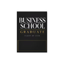 Arte de regalo de graduado en negocios con nombre