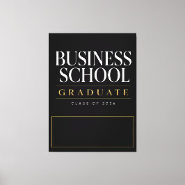 Arte de regalo de graduado en negocios con nombre 