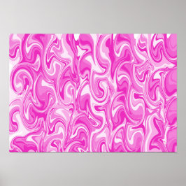 Arte de remolino abstracto - Magenta